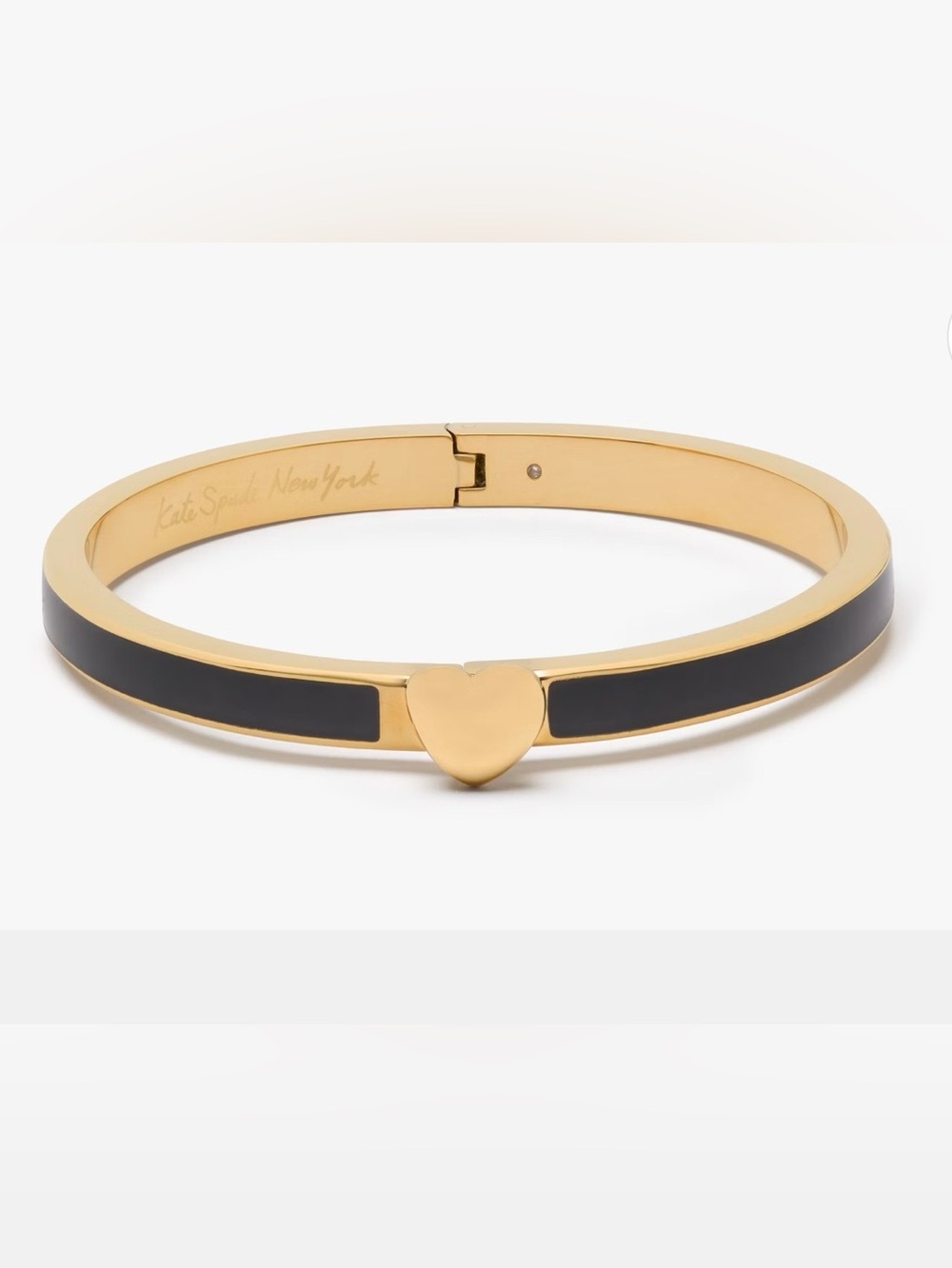 Kate Spade Heart You Enamel Hinged Bangle - Picture 2 of 10